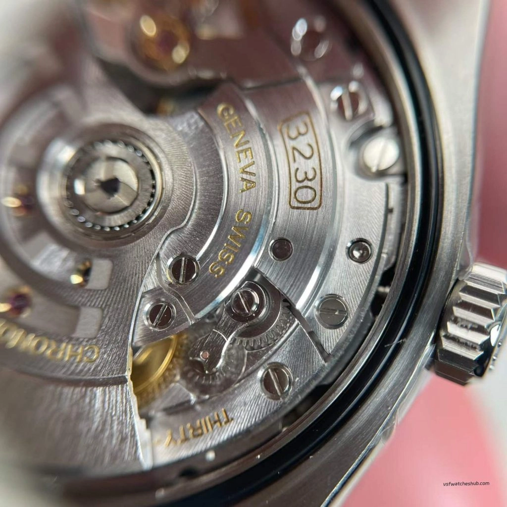 VS Factory Rolex Oyster Perpetual 126000 36mm pink dial 3230 movement high-definition photos
