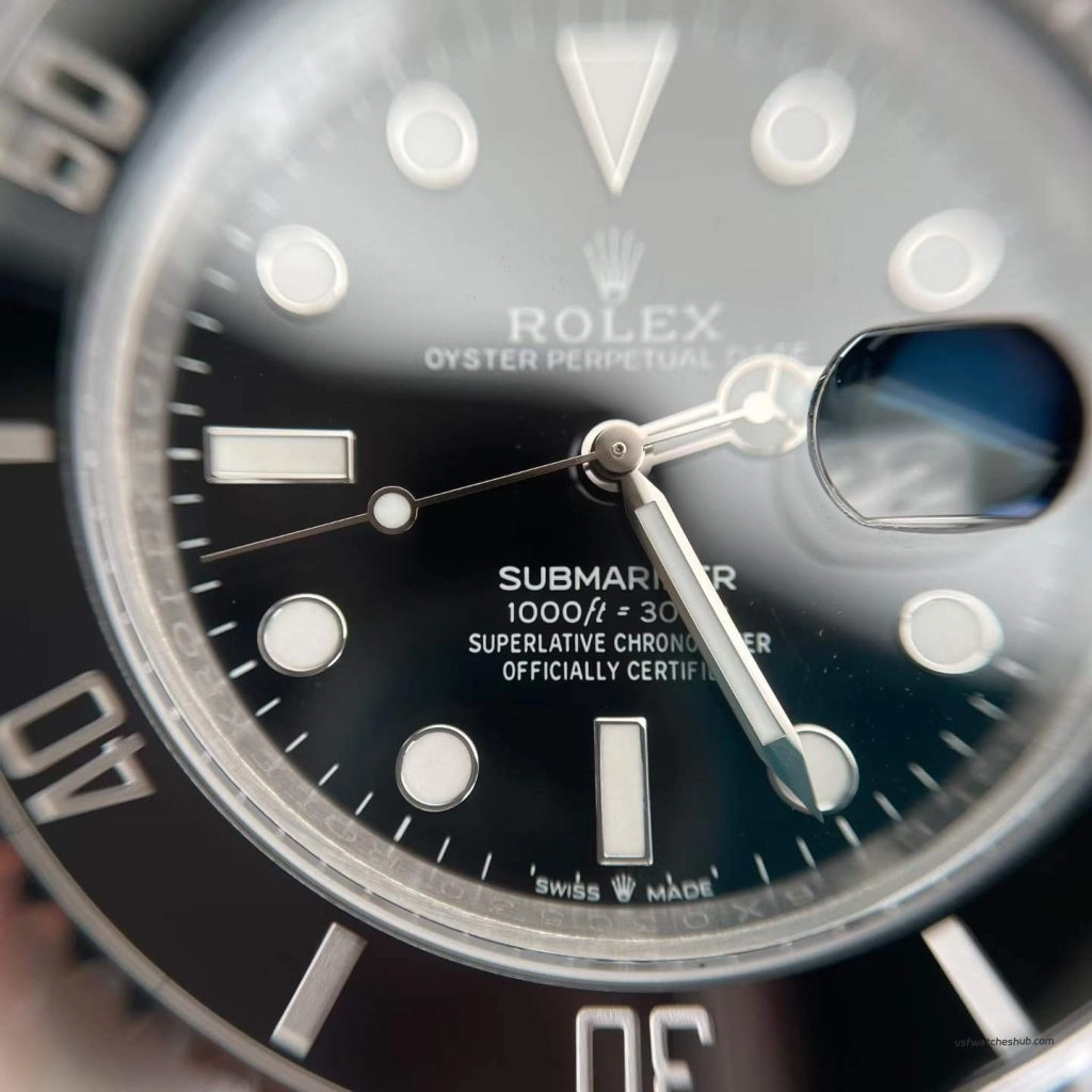 Real-shot VS Factory Rolex Submariner 126610LN front high-definition photos