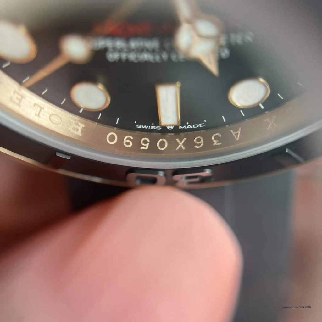 VS Factory Rolex Yacht-Master 126655 anti-counterfeit crown photos