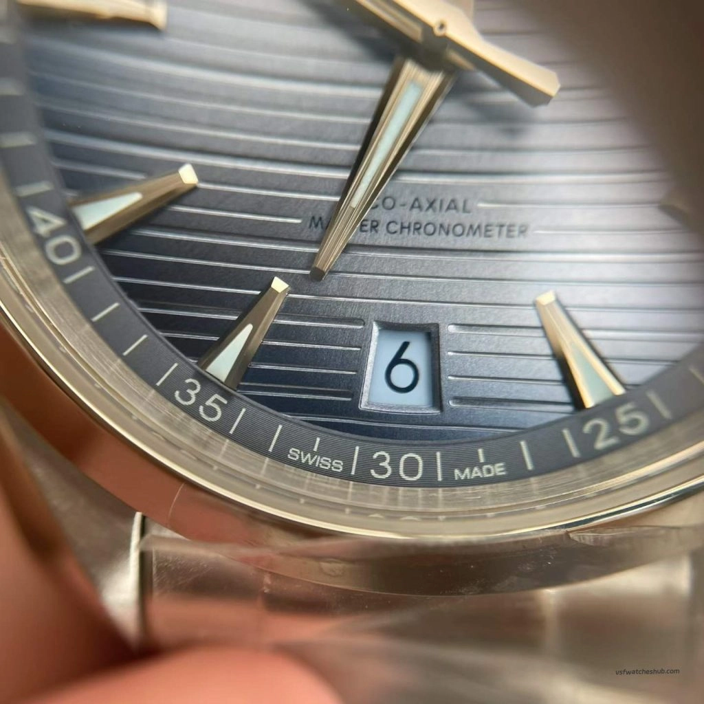 VS Factory Omega Seamaster Aqua Terra 150M 220.10.41.21.03.005 dial high-definition photos
