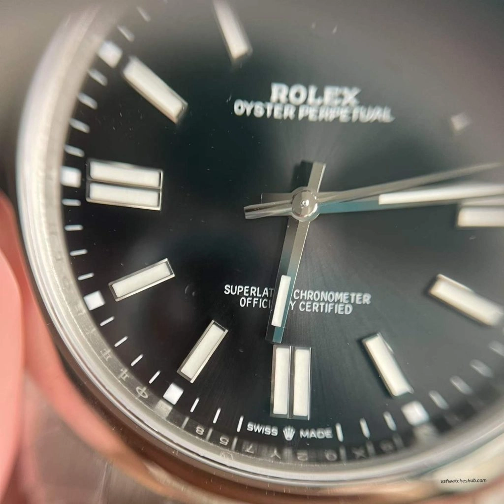 VS Factory Rolex Oyster Perpetual 124300 dial high-definition photos