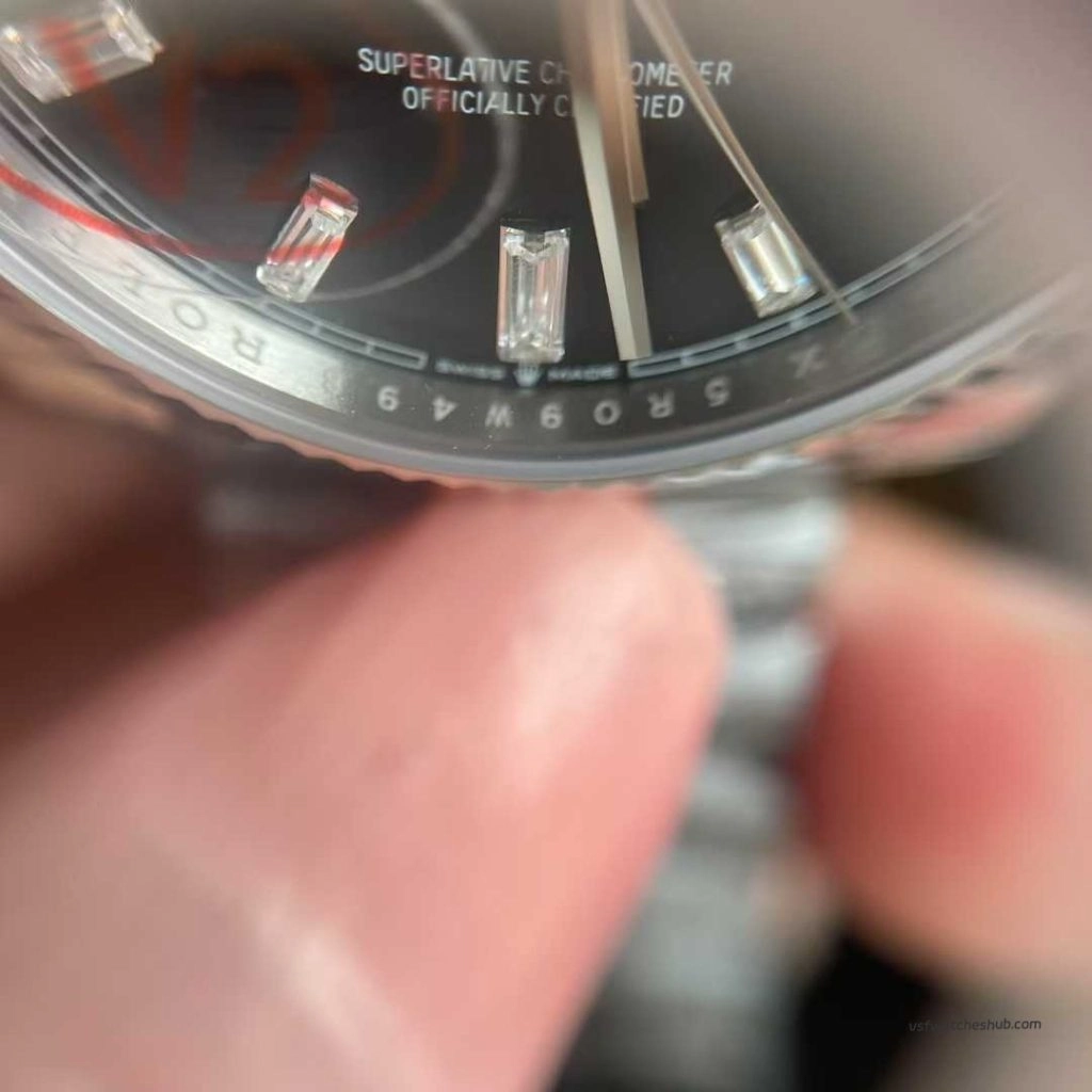 VS Factory Rolex Day-Date 228239-0004 anti-counterfeit crown high-definition photos
