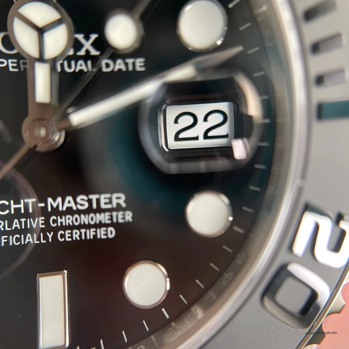 VSF V3 Rolex 226659 cyclops magnifier date window 22 close-up