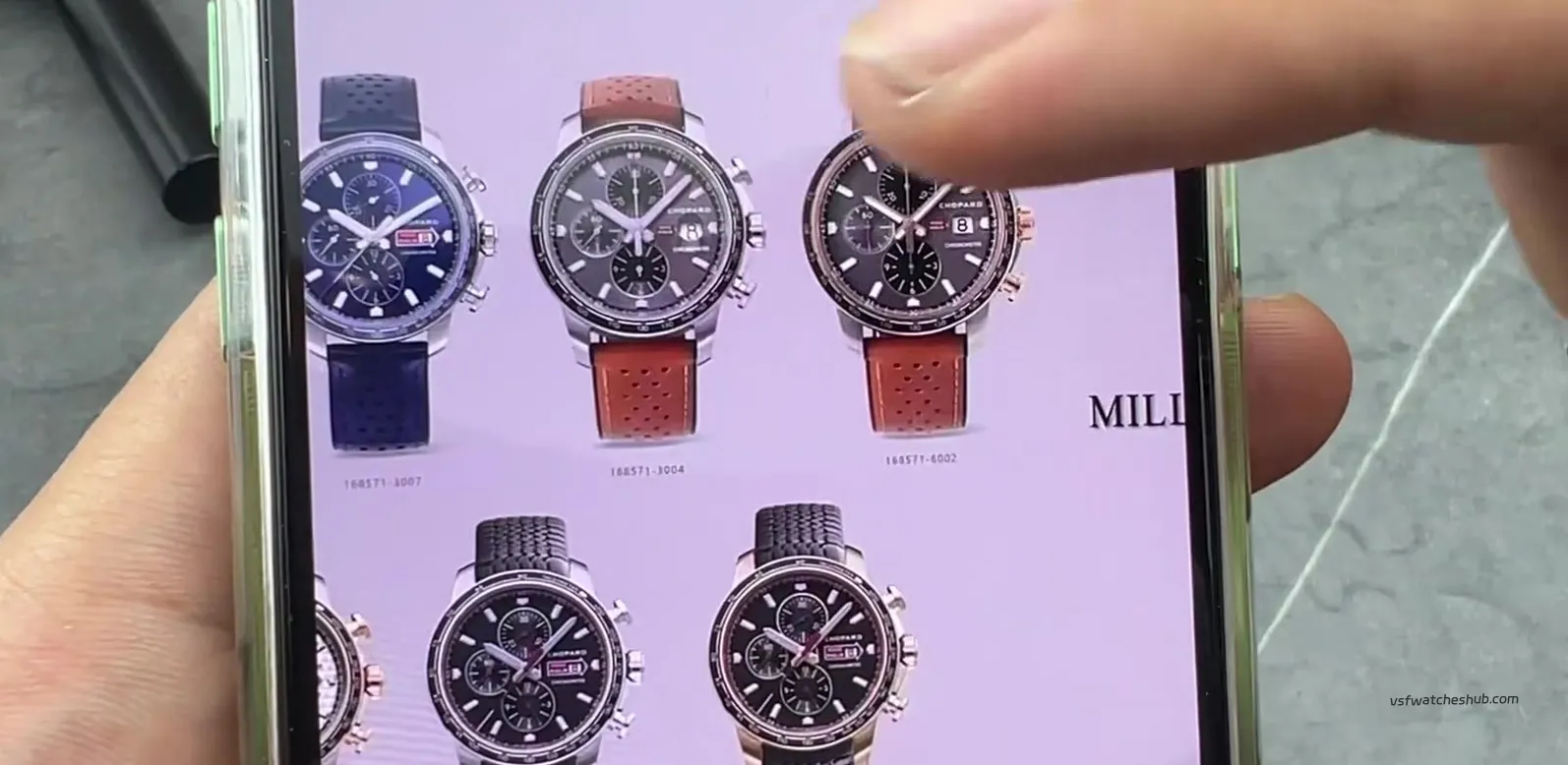 IWC racing chronograph replica colourways with 7750 movement